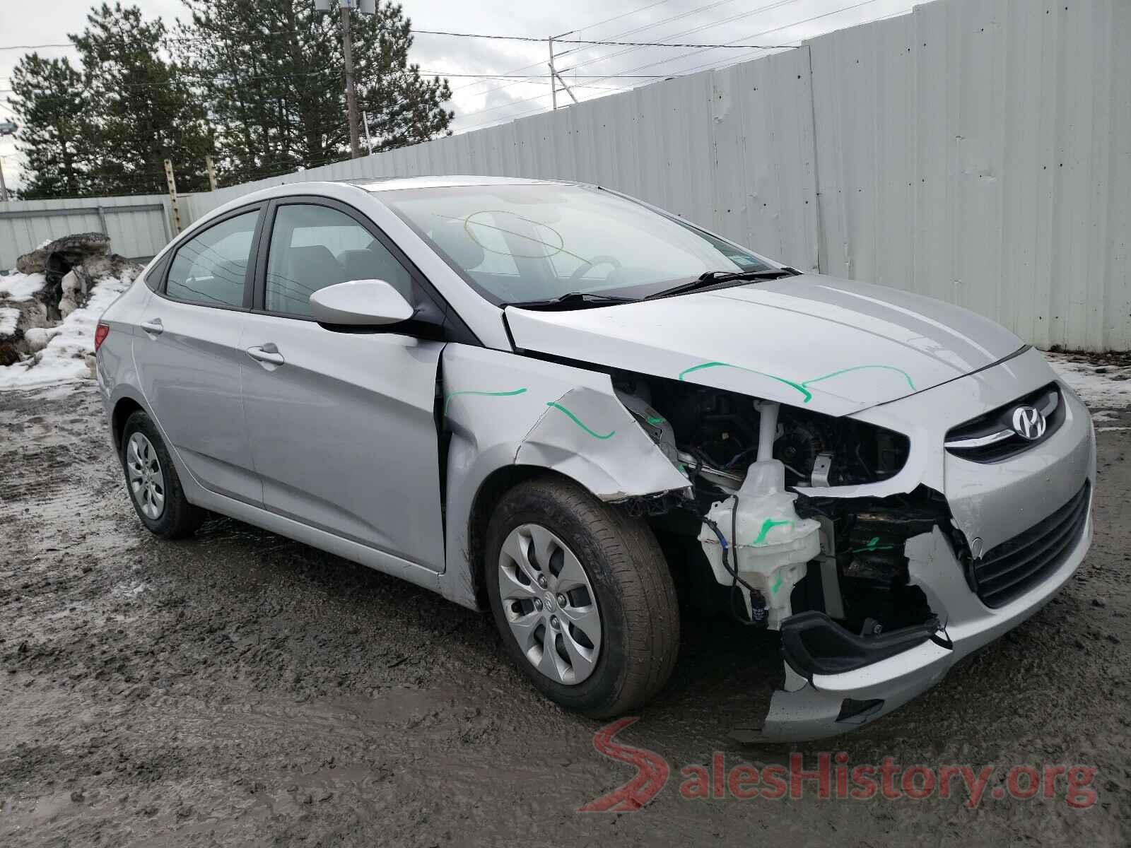 KMHCT4AE8GU969503 2016 HYUNDAI ACCENT