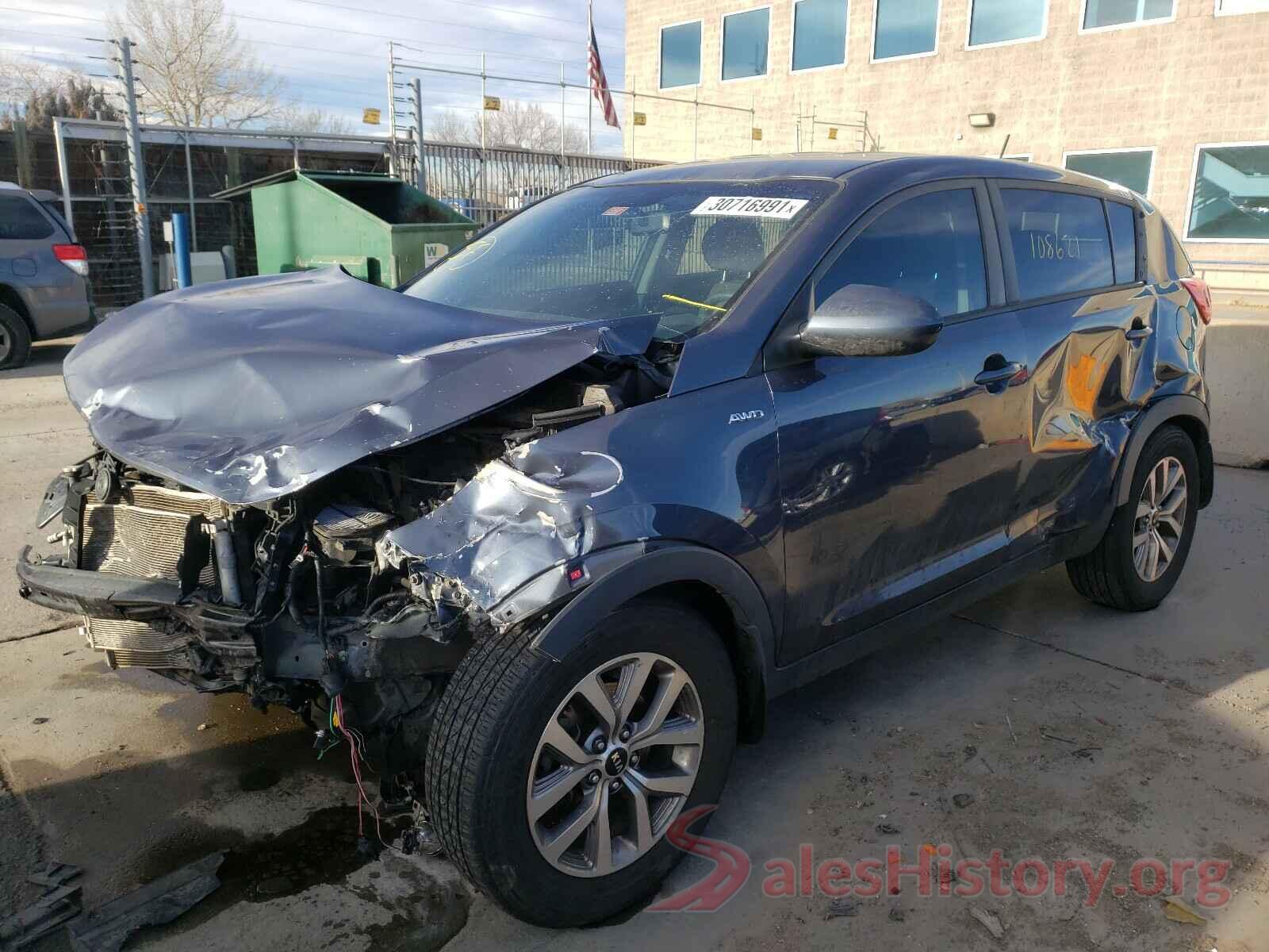 3VWC57BU3KM203260 2014 KIA SPORTAGE