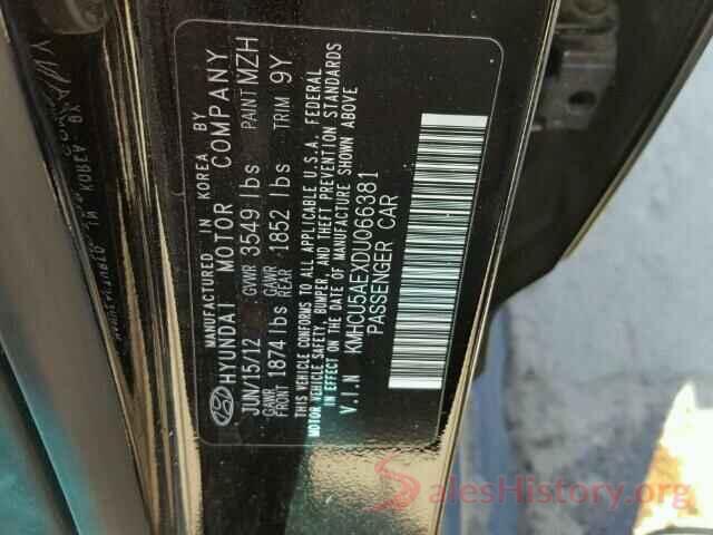 5XYPGDA36JG349914 2013 HYUNDAI ACCENT