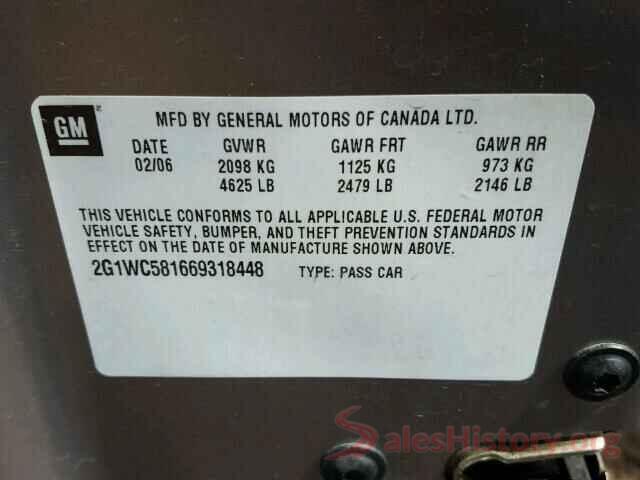 3TMCZ5AN4MM386497 2006 CHEVROLET IMPALA