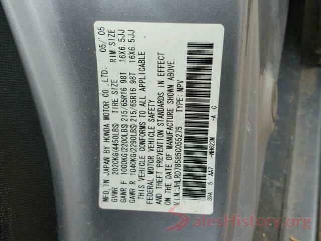 5YFBURHE1GP477604 2005 HONDA CRV