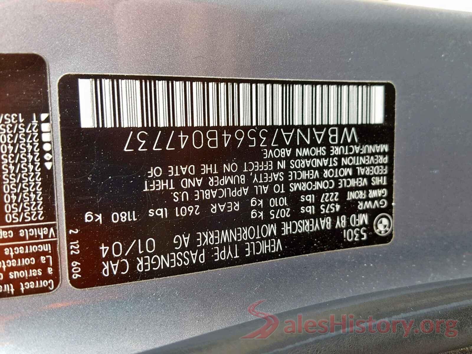 5TDYK3DC9GS735599 2004 BMW 5 SERIES