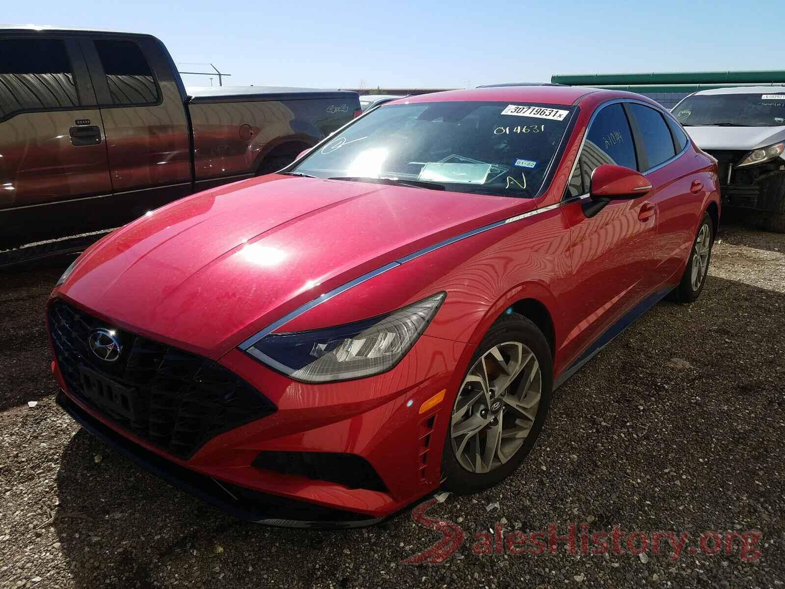 5NPEL4JA0LH014631 2020 HYUNDAI SONATA