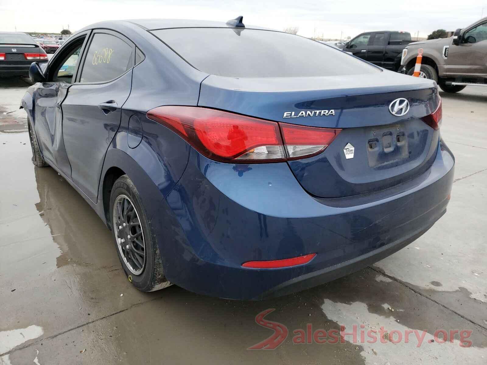 5NPDH4AE1GH714891 2016 HYUNDAI ELANTRA