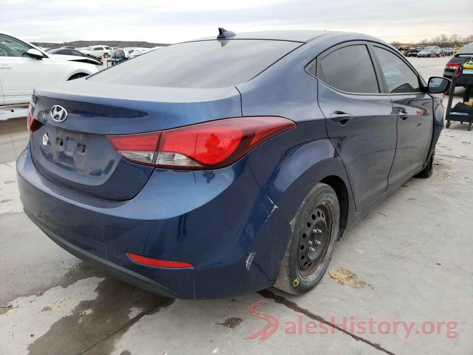 5NPDH4AE1GH714891 2016 HYUNDAI ELANTRA