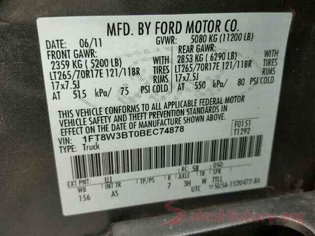 1C4PJLDB6JD620919 2011 FORD F350