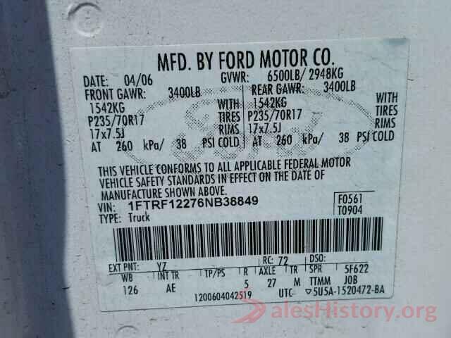 3N1AB7AP7GY238675 2006 FORD F150