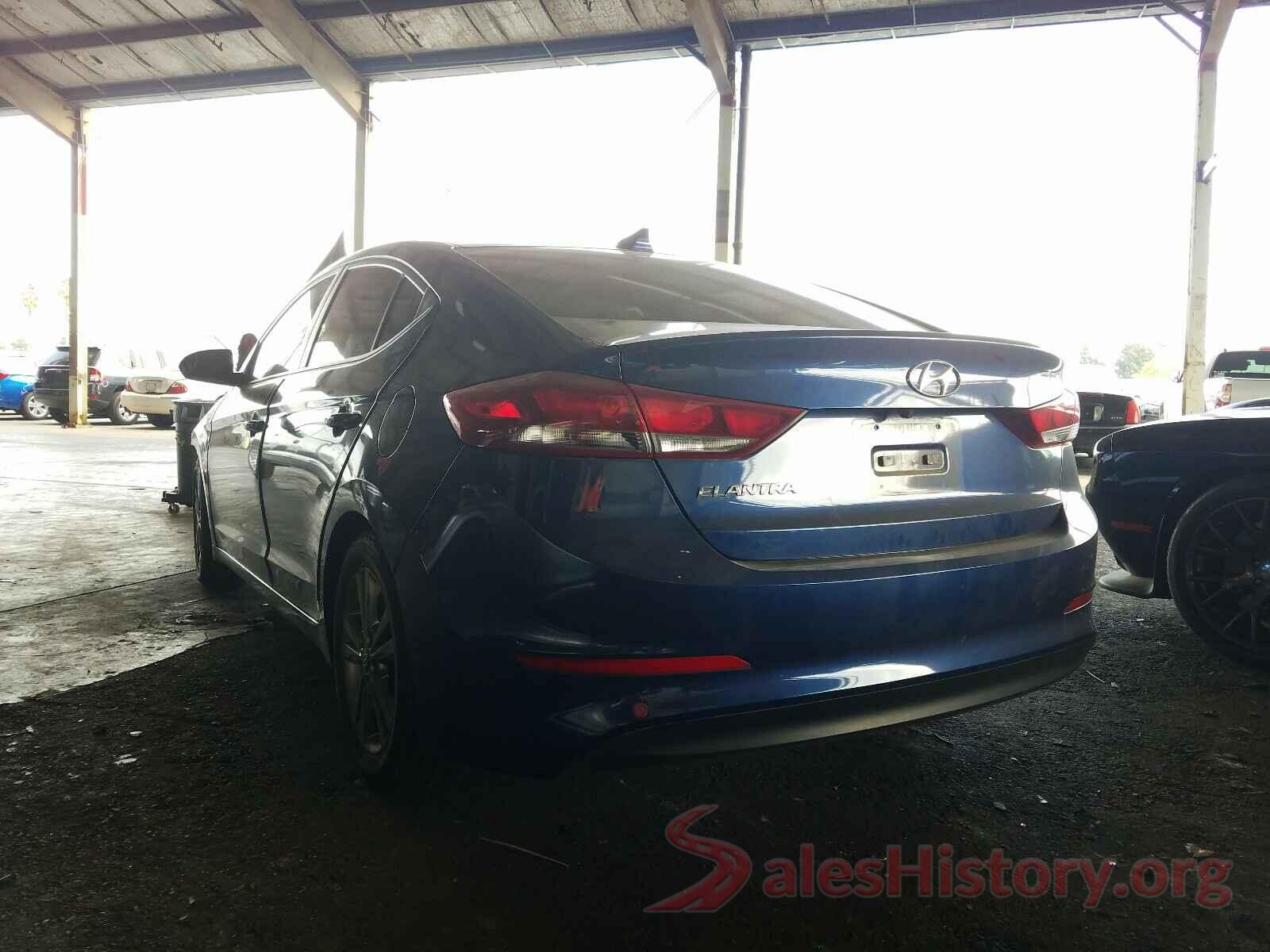 5NPD84LF4JH250993 2018 HYUNDAI ELANTRA