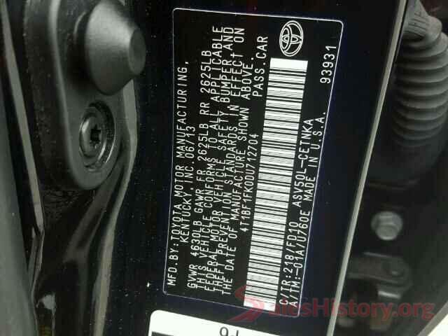 4T1BF1FK0DU712704 2013 TOYOTA CAMRY