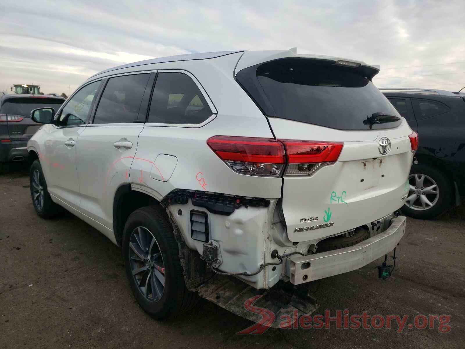 5TDJZRFH2JS552058 2018 TOYOTA HIGHLANDER