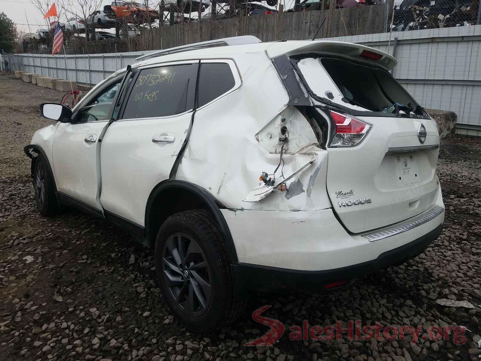 5N1AT2MV8GC876395 2016 NISSAN ROGUE