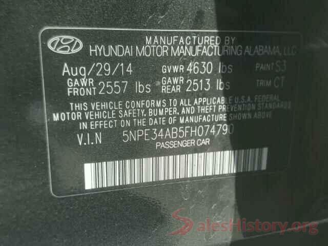 JTHCZ1BL9GA004518 2015 HYUNDAI SONATA