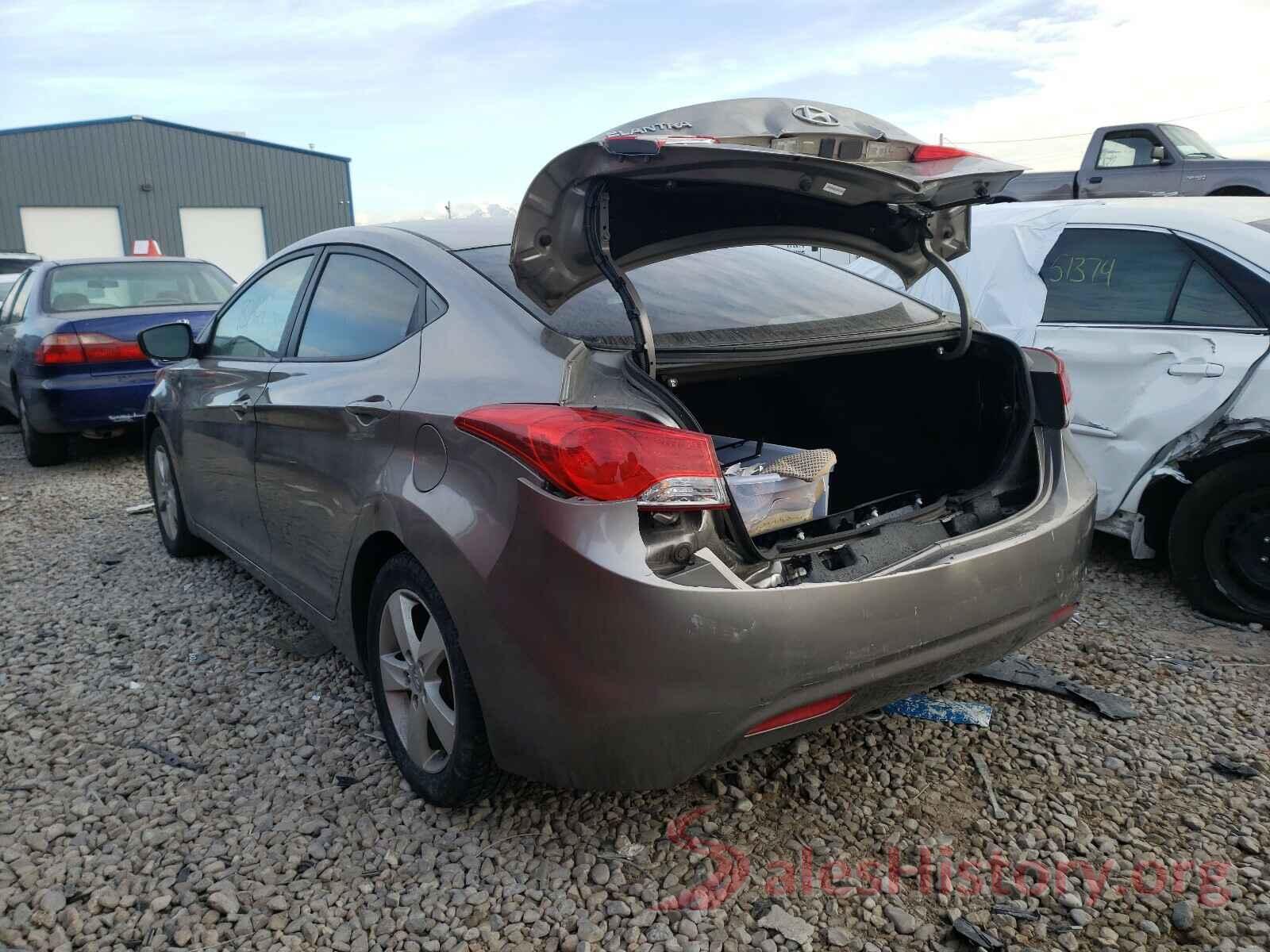 3KPFK4A77HE059721 2011 HYUNDAI ELANTRA