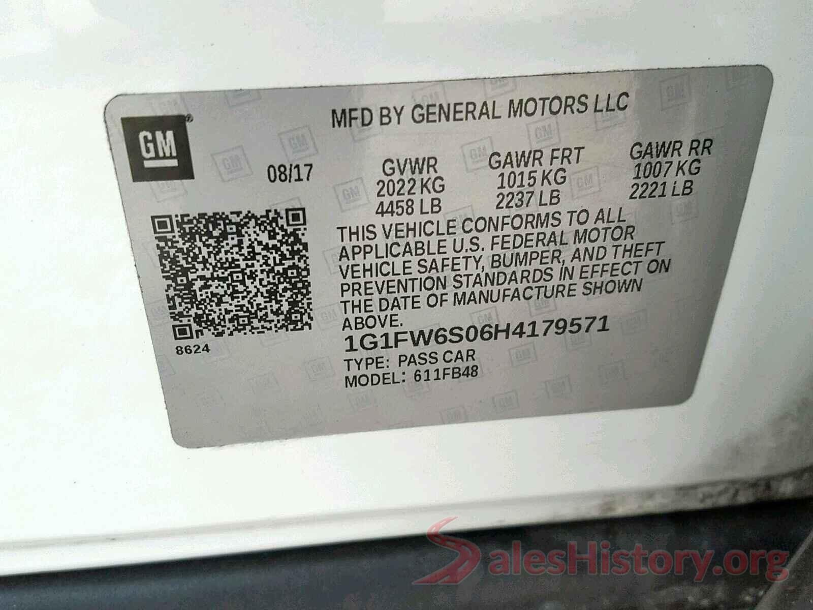 1G1FH1R72G0170923 2017 CHEVROLET BOLT