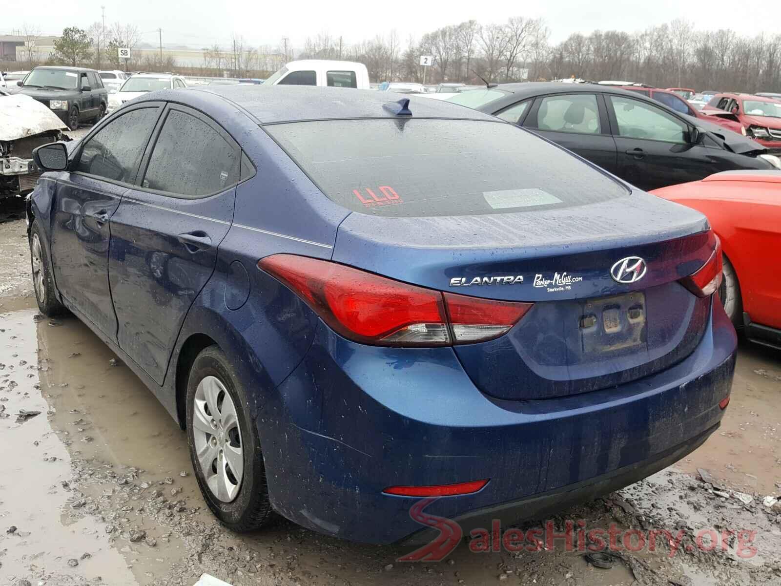 5NPDH4AE9GH773011 2016 HYUNDAI ELANTRA