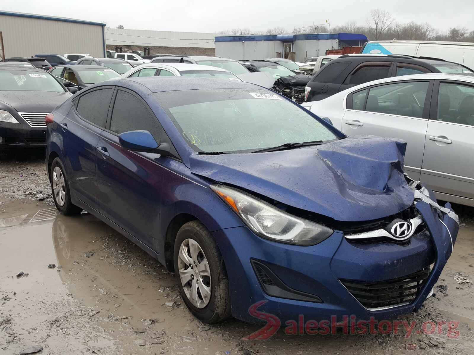 5NPDH4AE9GH773011 2016 HYUNDAI ELANTRA