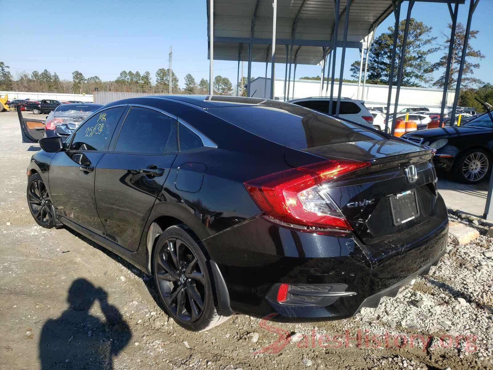 2HGFC2F83KH587711 2019 HONDA CIVIC