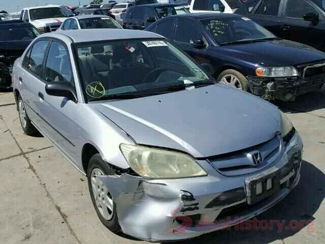 KNMAT2MTXHP551759 2004 HONDA CIVIC