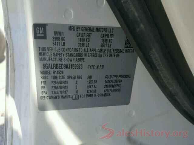 3G1BE6SM8HS510686 2010 BUICK ENCLAVE