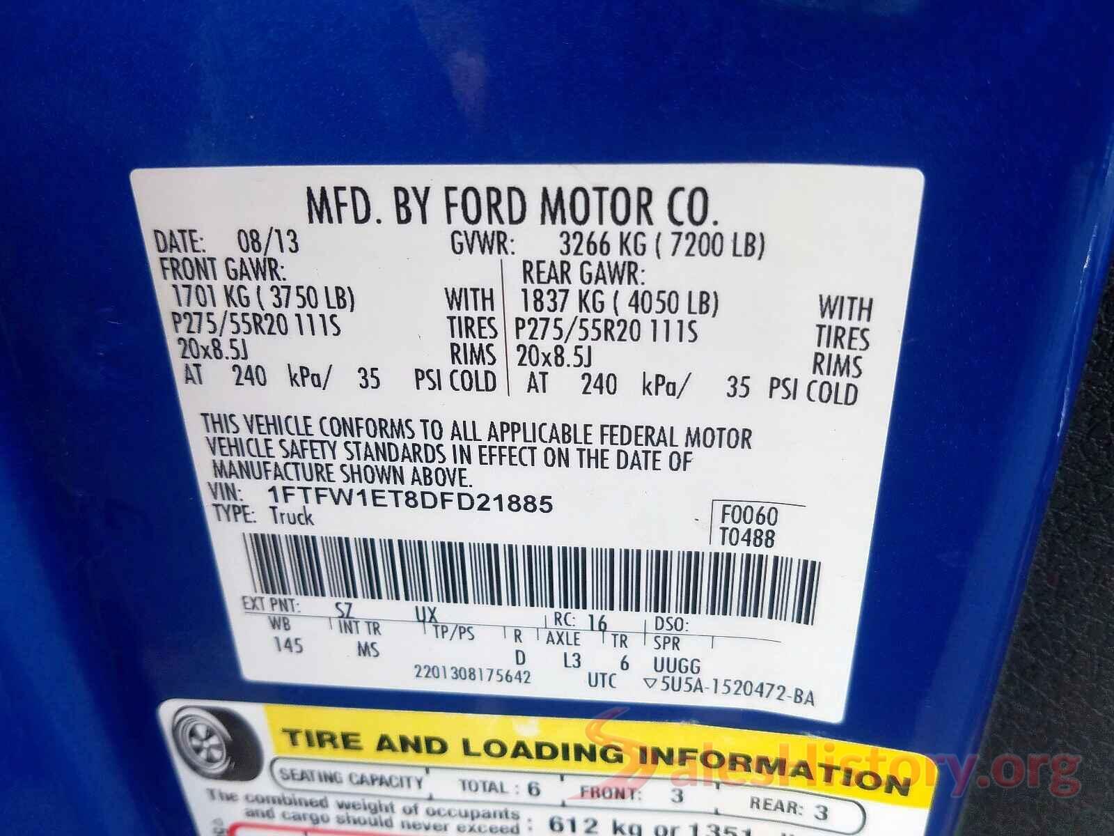 NMTKHMBX0JR025495 2013 FORD F150