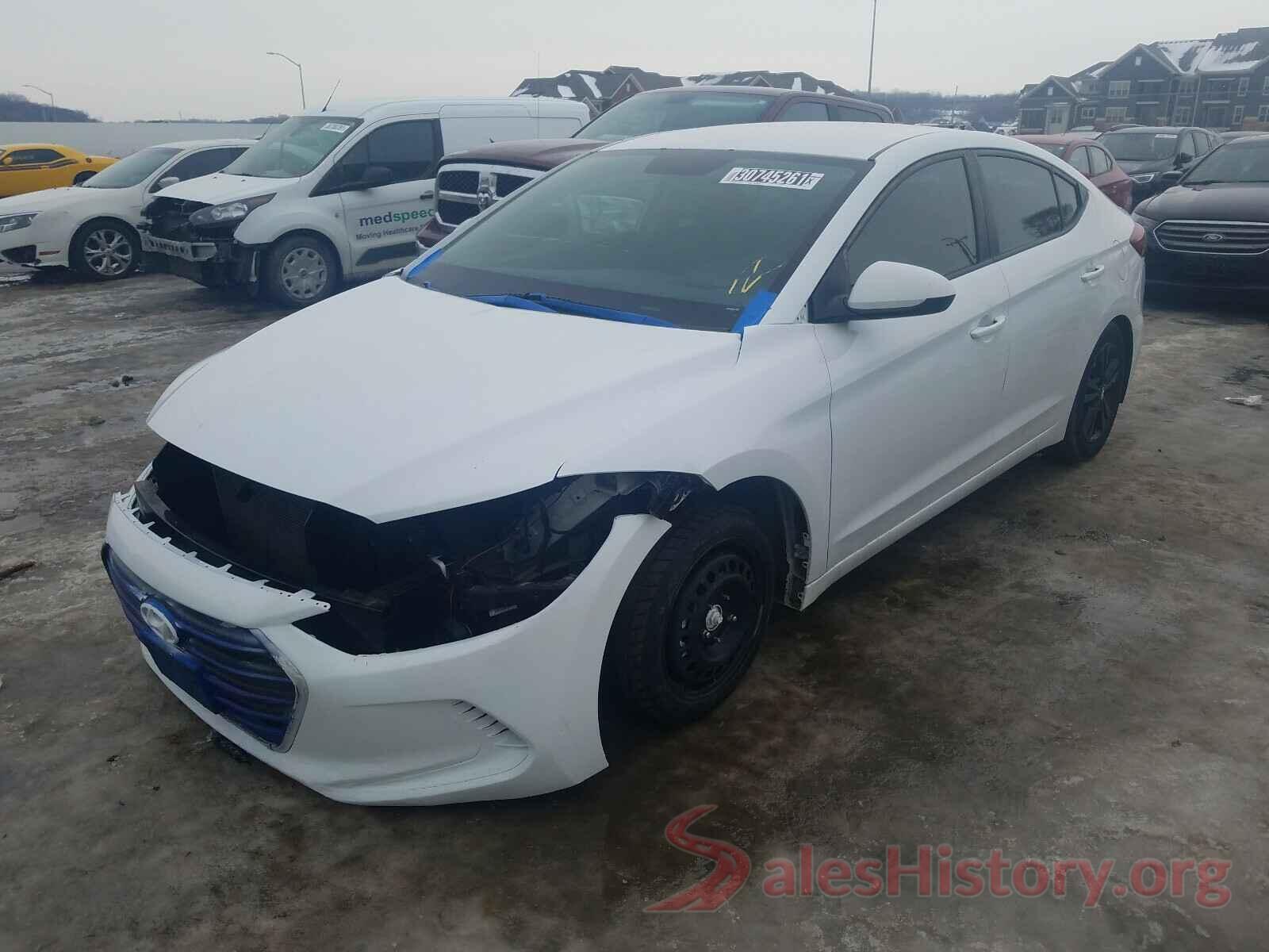 5NPD84LF7JH224212 2018 HYUNDAI ELANTRA