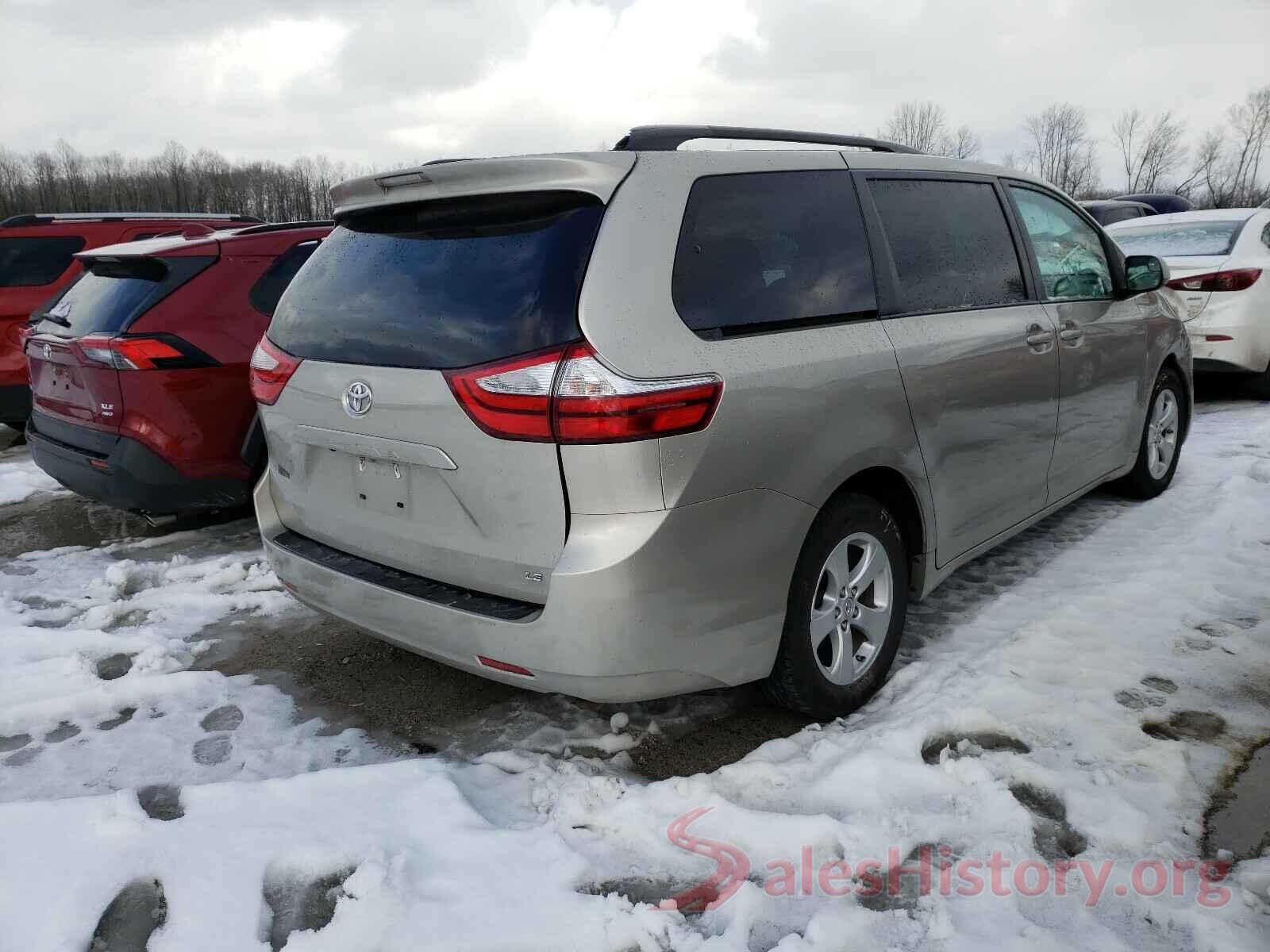 5TDKZ3DC7HS866842 2017 TOYOTA SIENNA