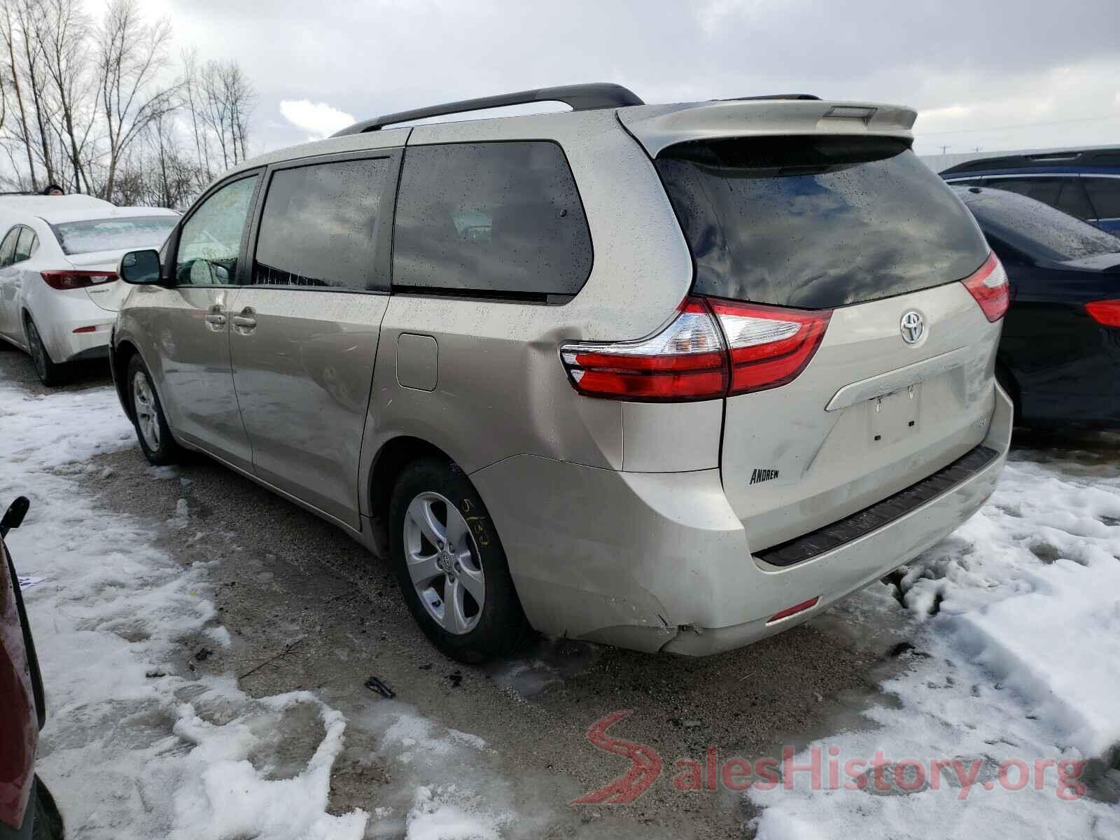 5TDKZ3DC7HS866842 2017 TOYOTA SIENNA