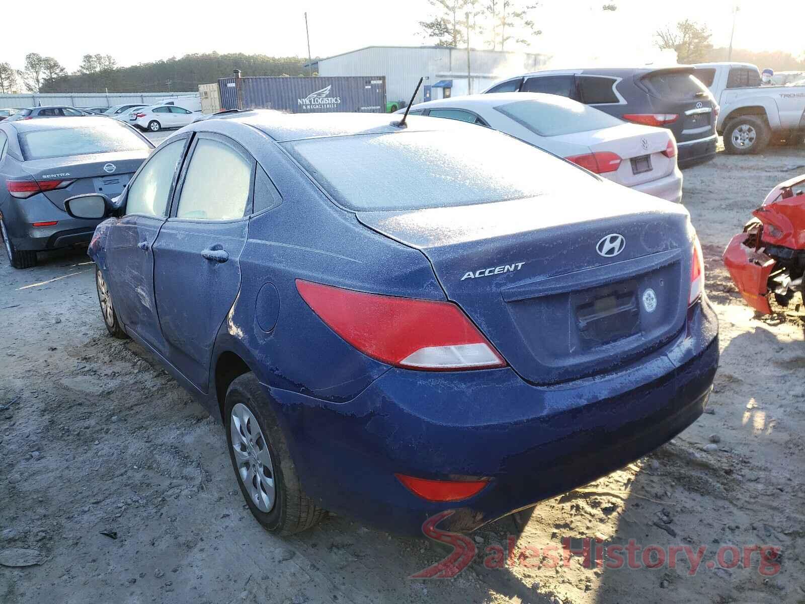 KMHCT4AE1GU118899 2016 HYUNDAI ACCENT