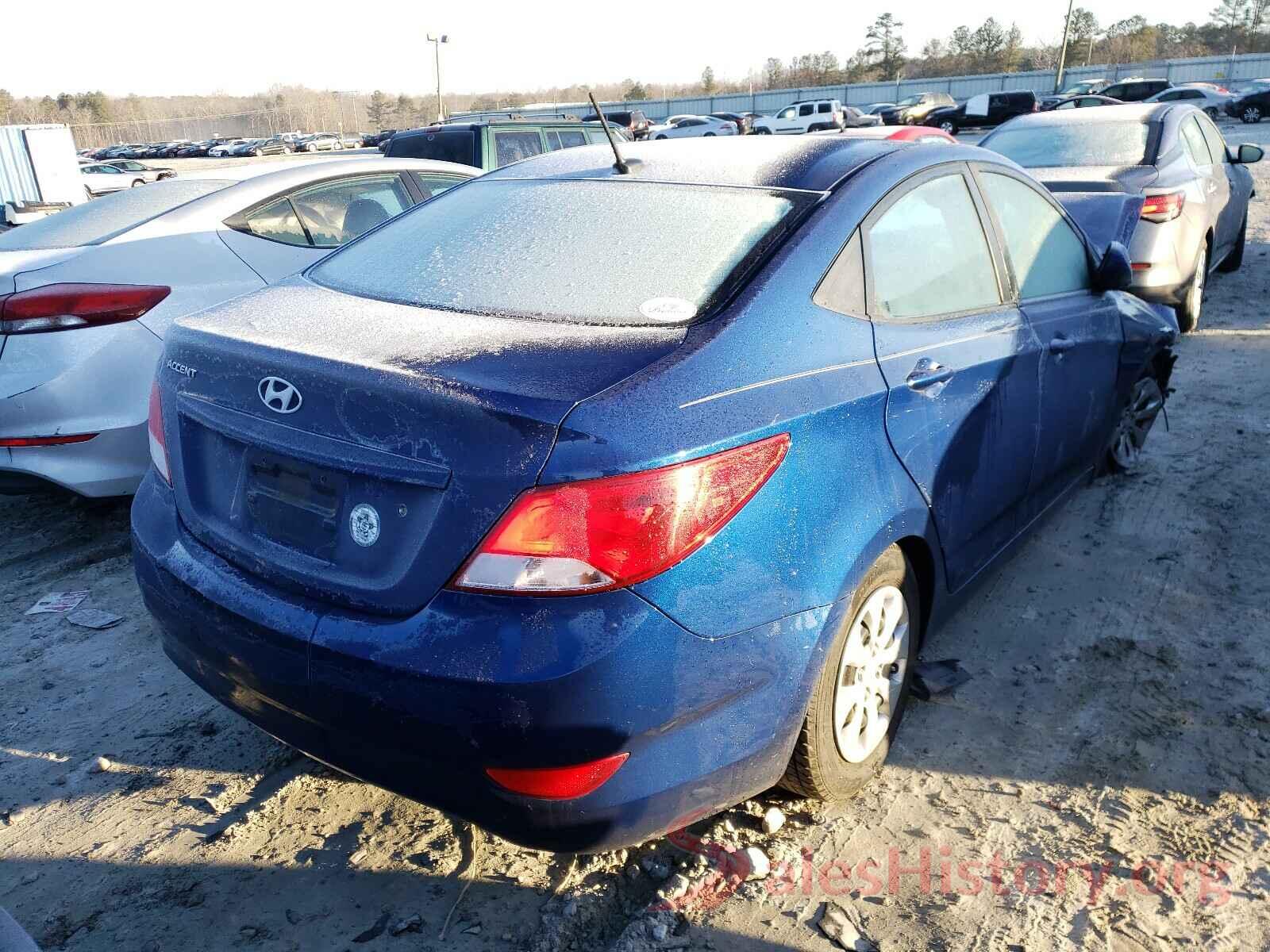 KMHCT4AE1GU118899 2016 HYUNDAI ACCENT