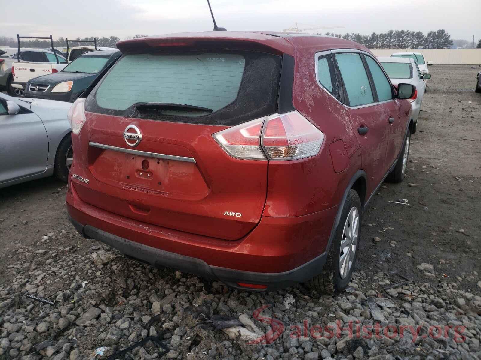 KNMAT2MV4GP733442 2016 NISSAN ROGUE