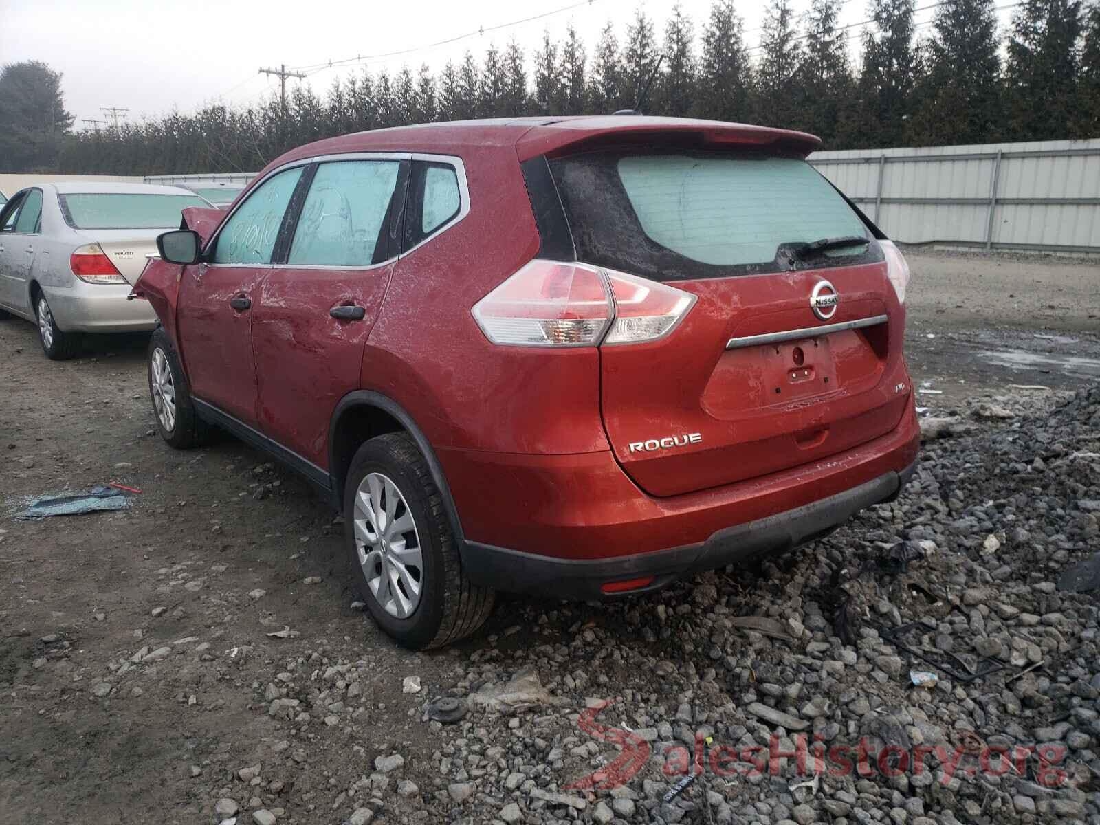 KNMAT2MV4GP733442 2016 NISSAN ROGUE