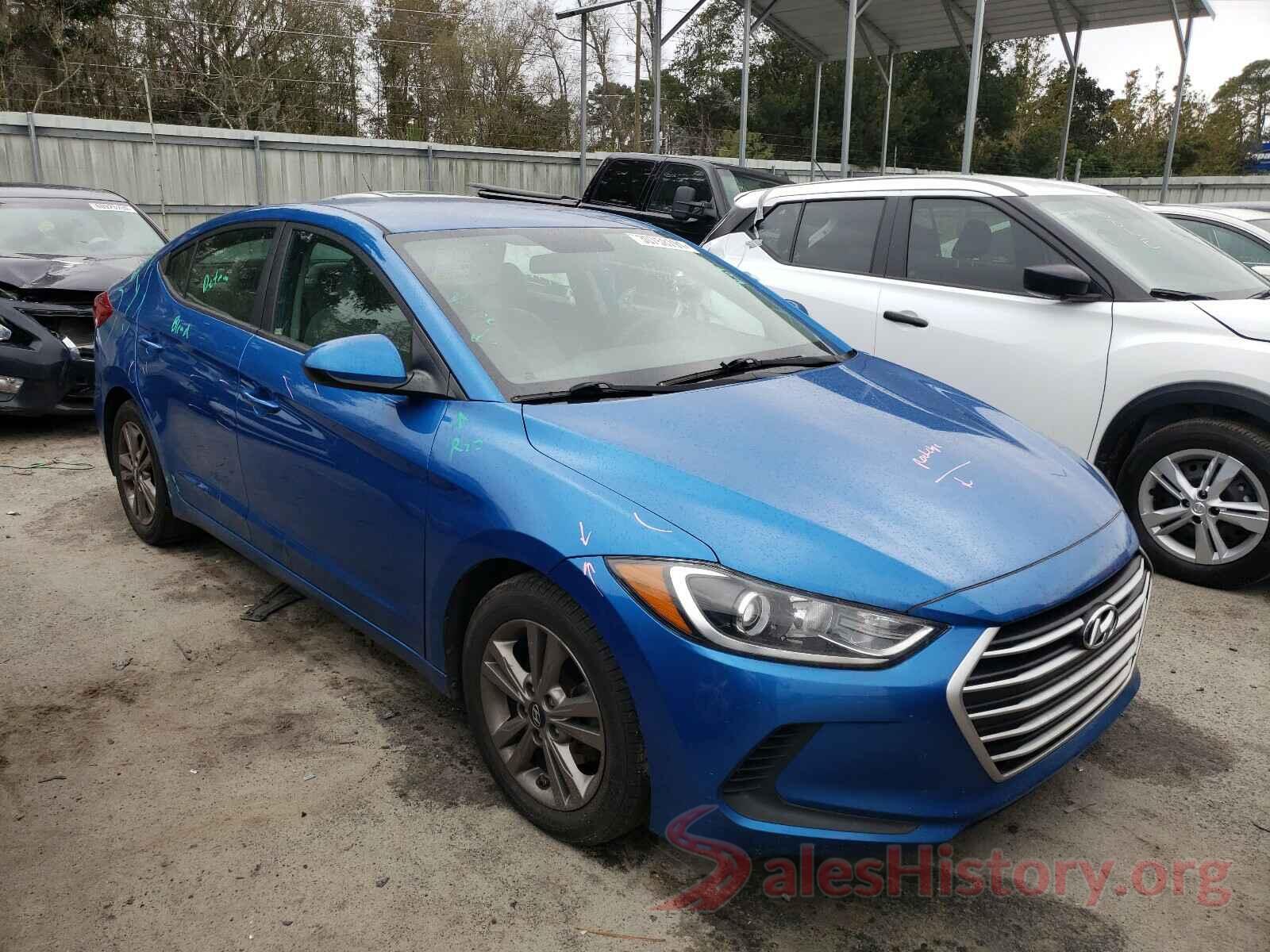 5NPD84LF8HH043758 2017 HYUNDAI ELANTRA