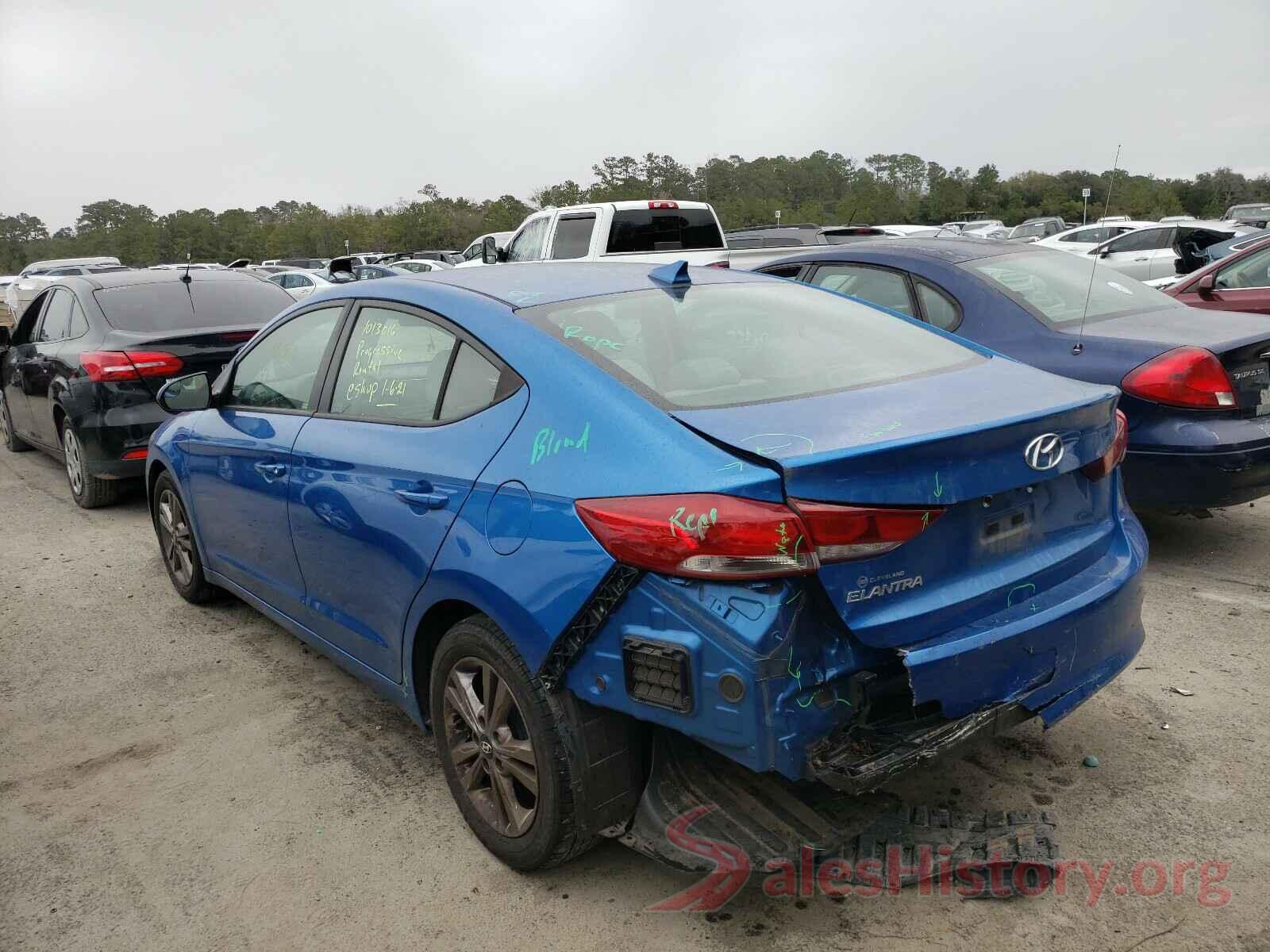 5NPD84LF8HH043758 2017 HYUNDAI ELANTRA