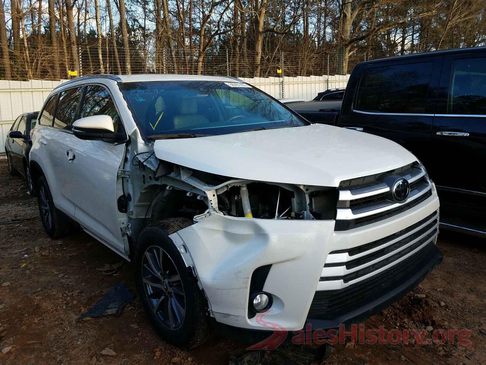 5TDKZRFH5KS556238 2019 TOYOTA HIGHLANDER