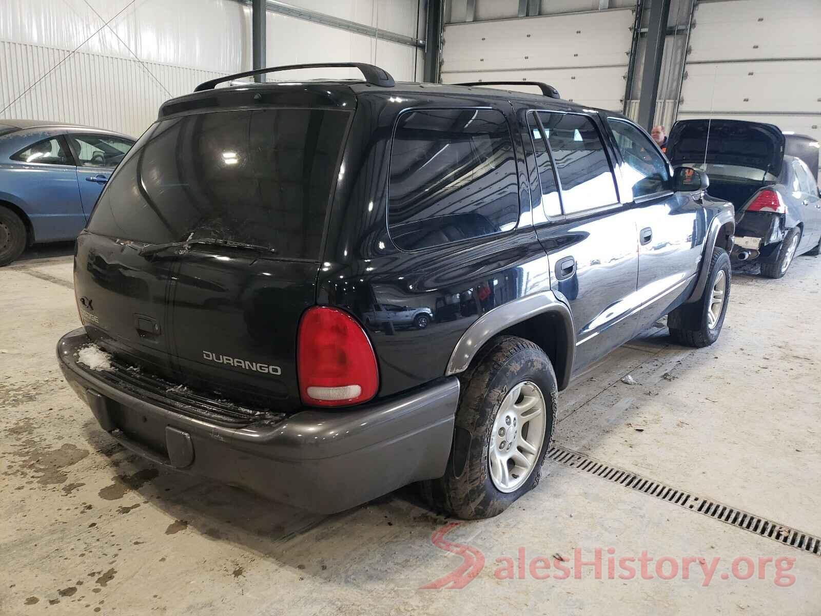 3CZRU6H36KG703916 2002 DODGE DURANGO