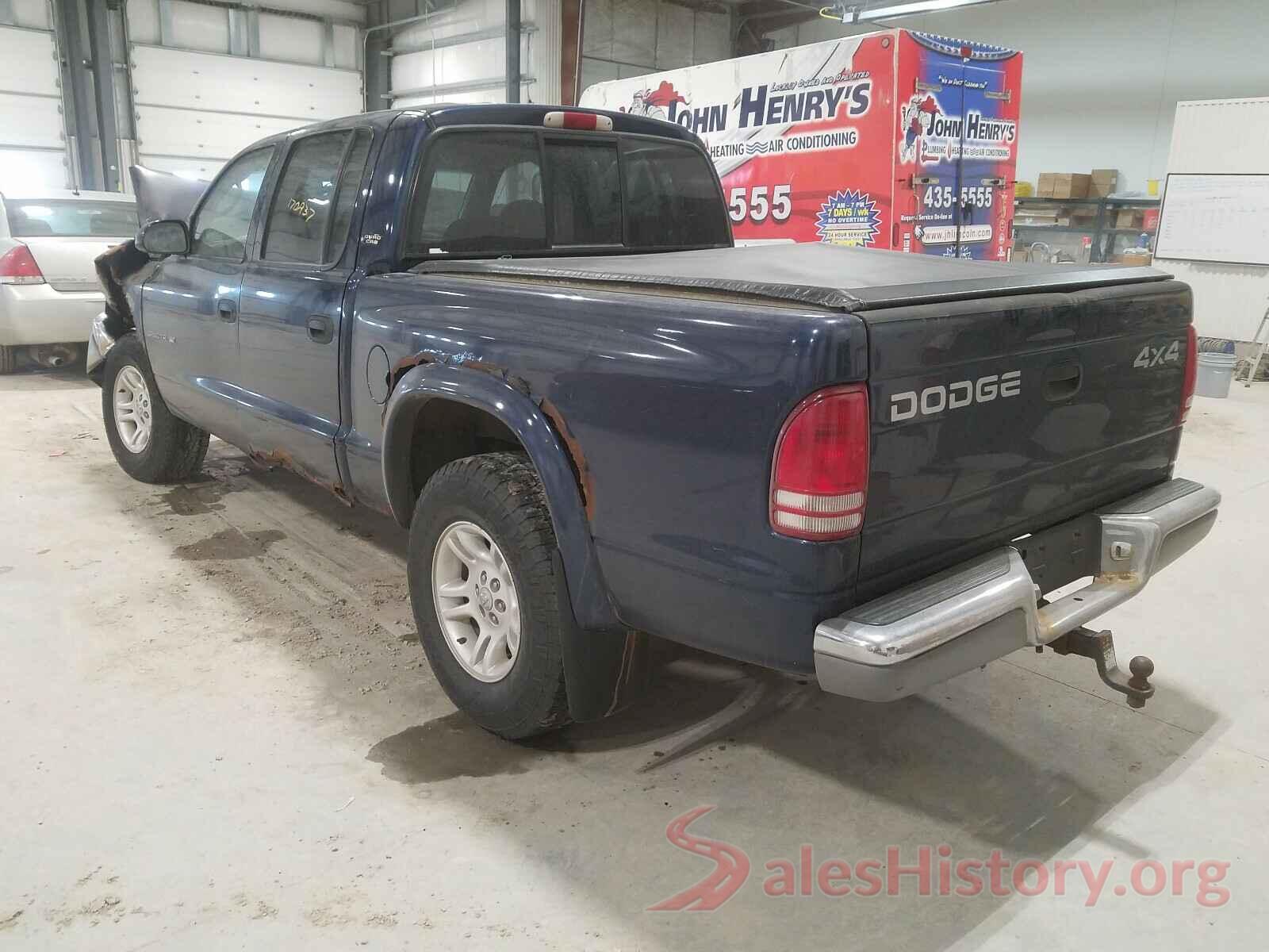 2FMPK3J9XLBA95639 2001 DODGE DAKOTA