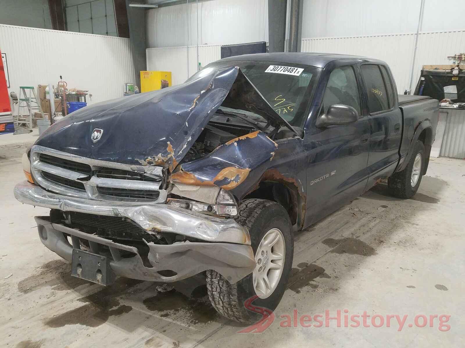 2FMPK3J9XLBA95639 2001 DODGE DAKOTA