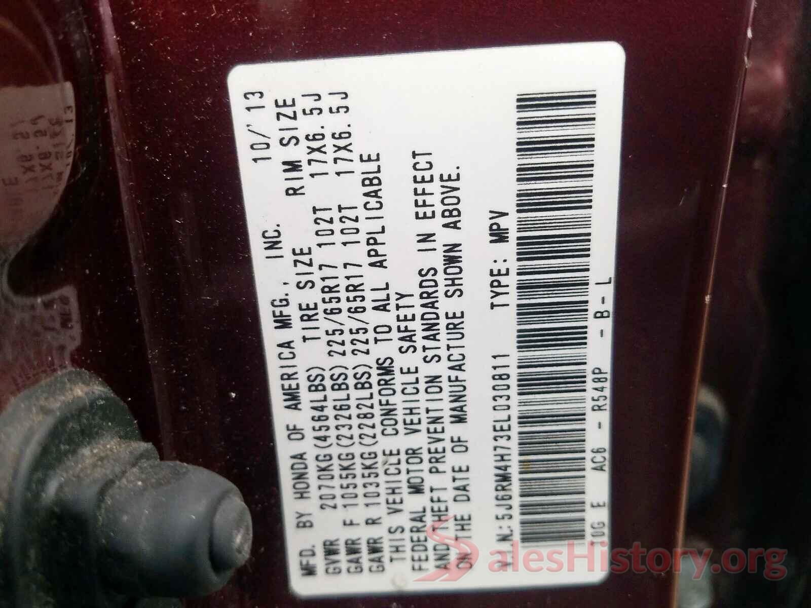 3TMAZ5CN6MM147988 2014 HONDA CRV