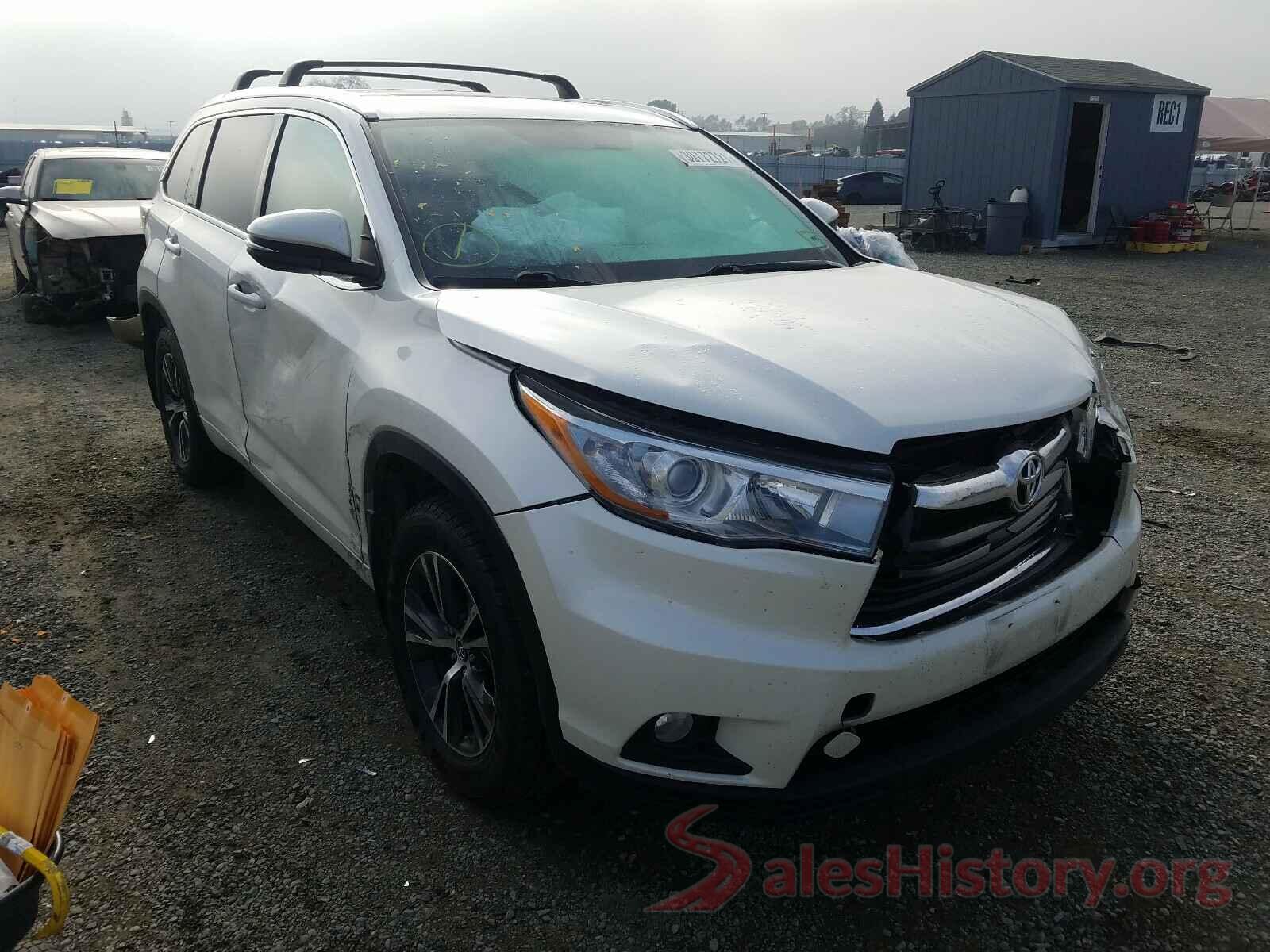 5TDJKRFH5GS505992 2016 TOYOTA HIGHLANDER