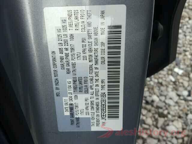 3N1AB7AP1KY241029 2011 MAZDA CX-7