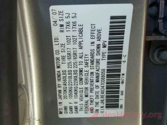 KMHC65LC2KU171323 2007 HONDA CRV