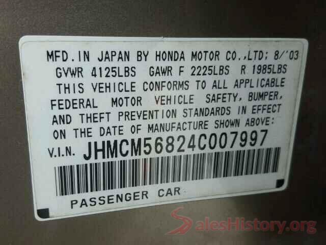 JTMDJREV9HD135893 2004 HONDA ACCORD