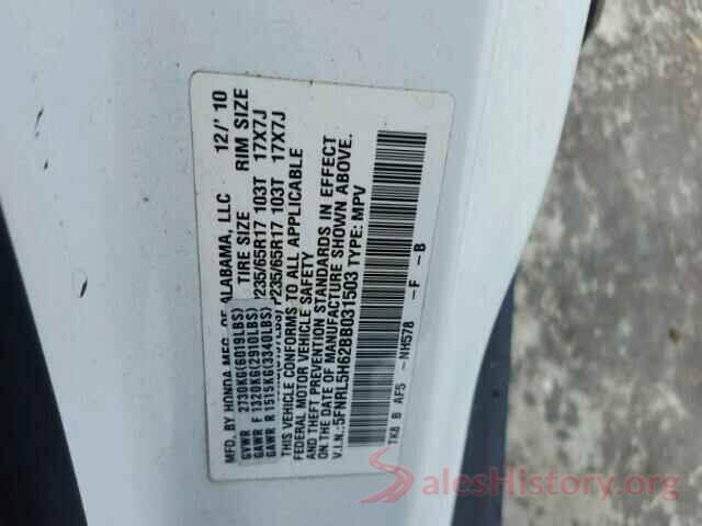 5N1AT2MT9LC722352 2011 HONDA ODYSSEY