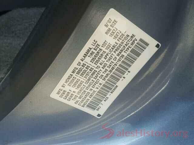 3KPFL4A73HE156296 2007 HONDA ODYSSEY