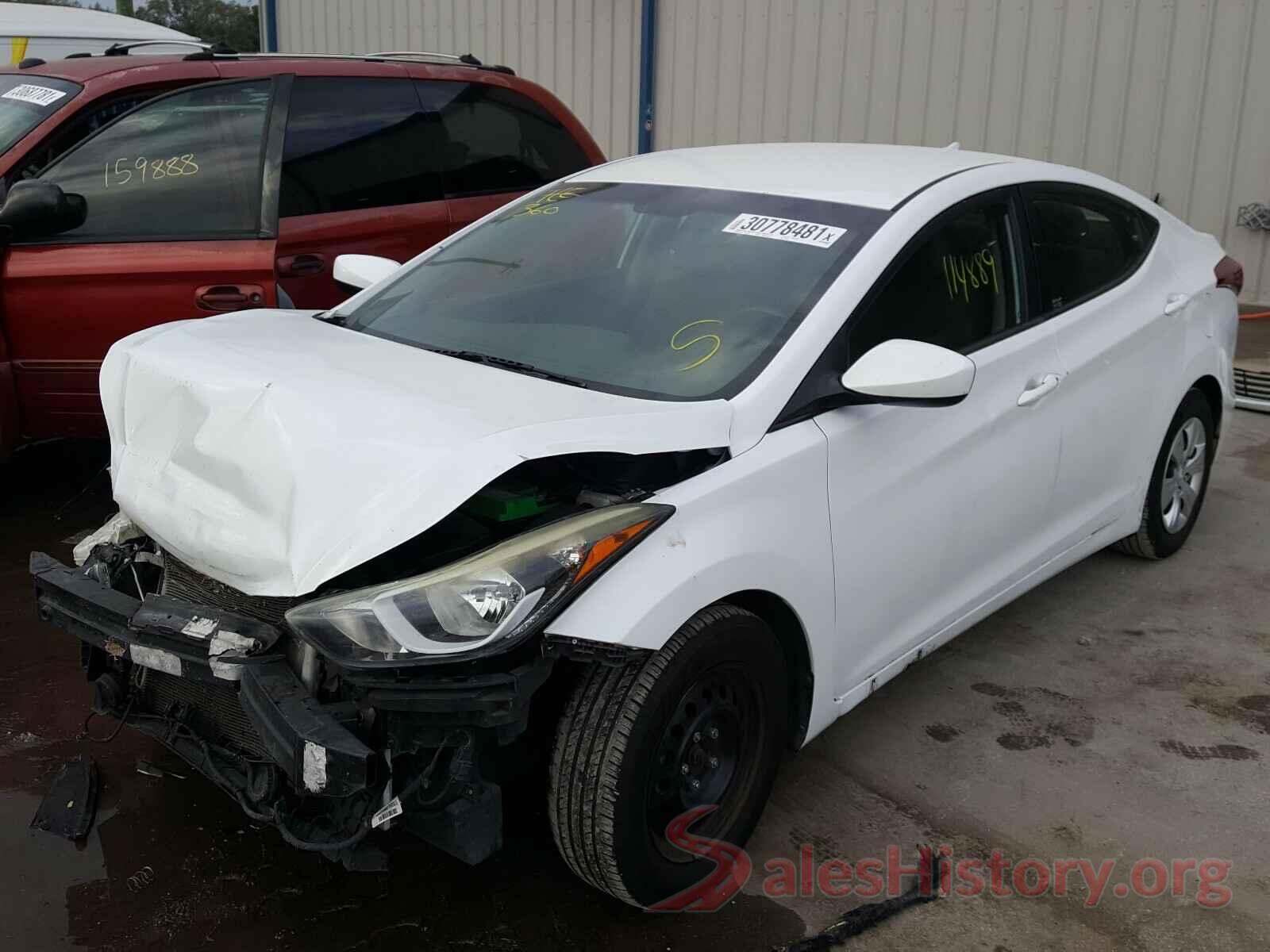 5NPDH4AE1GH675901 2016 HYUNDAI ELANTRA