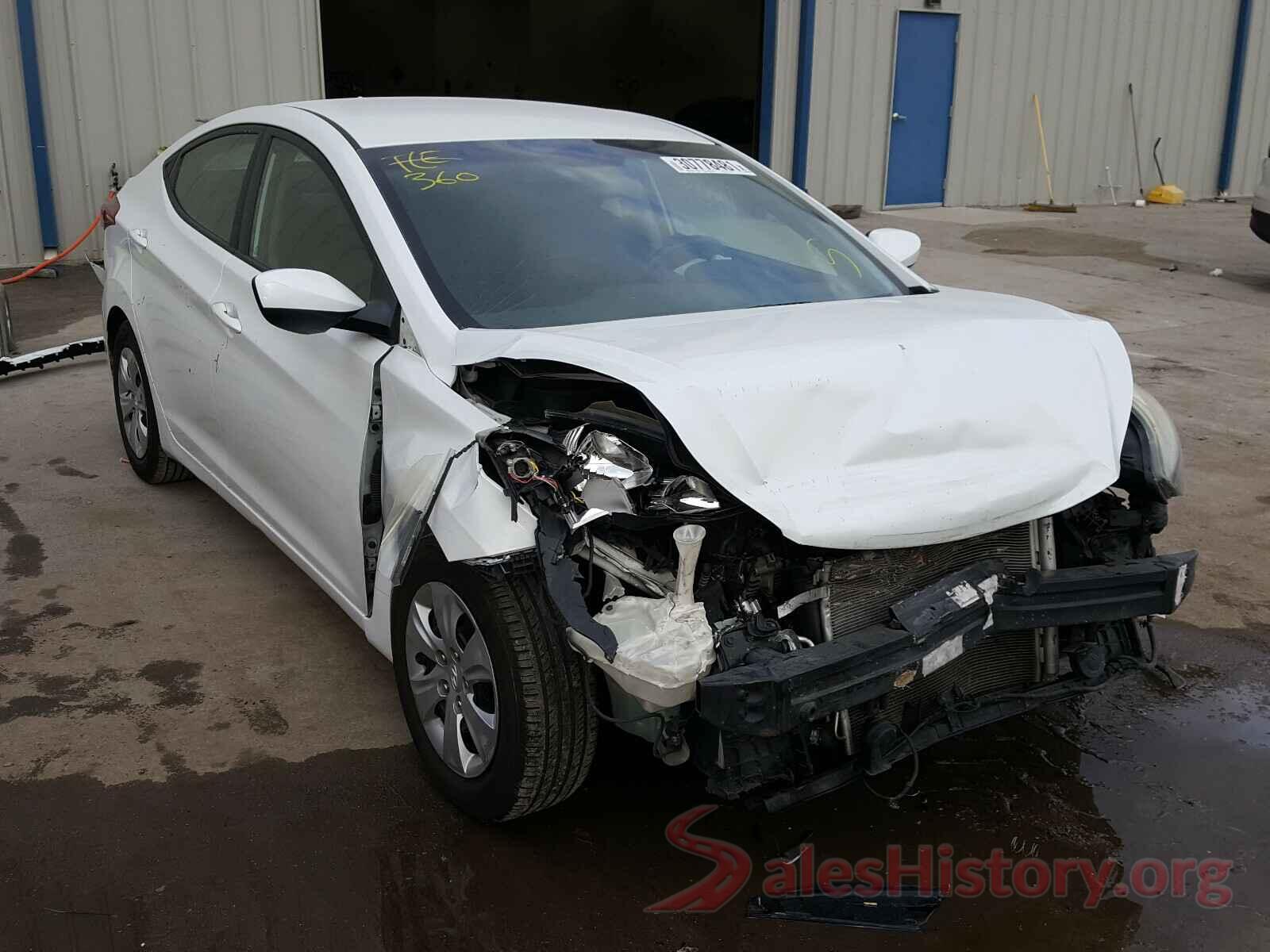 5NPDH4AE1GH675901 2016 HYUNDAI ELANTRA