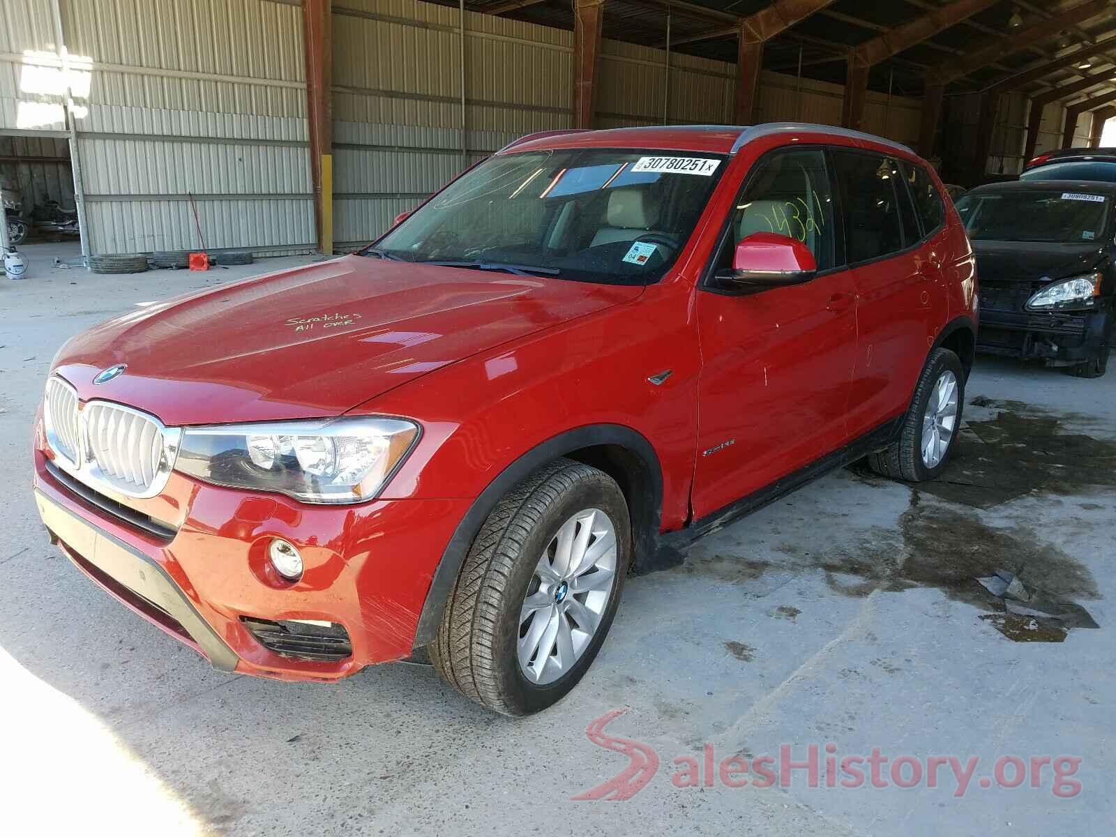 5UXWZ7C54G0T43080 2016 BMW X3