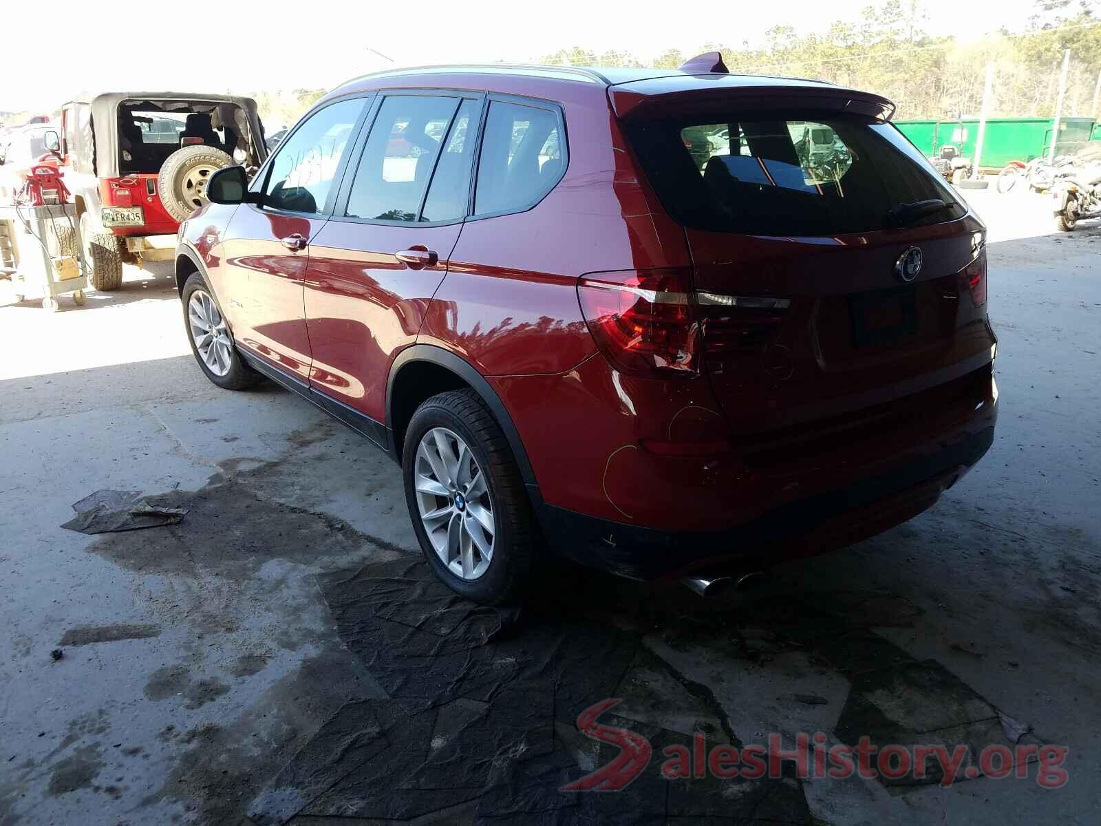 5UXWZ7C54G0T43080 2016 BMW X3