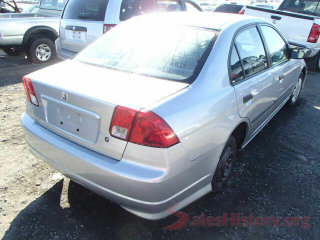 5NPDH4AE1GH734462 2004 HONDA CIVIC