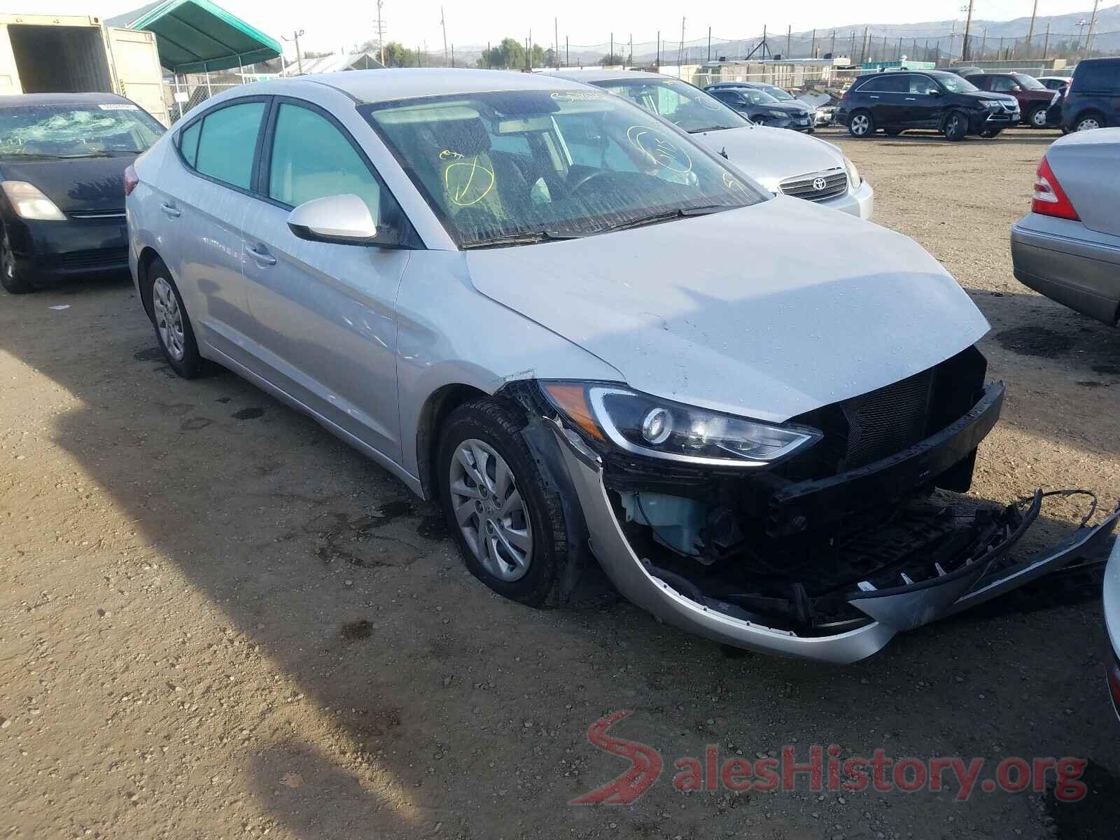 KMHD74LF9HU083495 2017 HYUNDAI ELANTRA